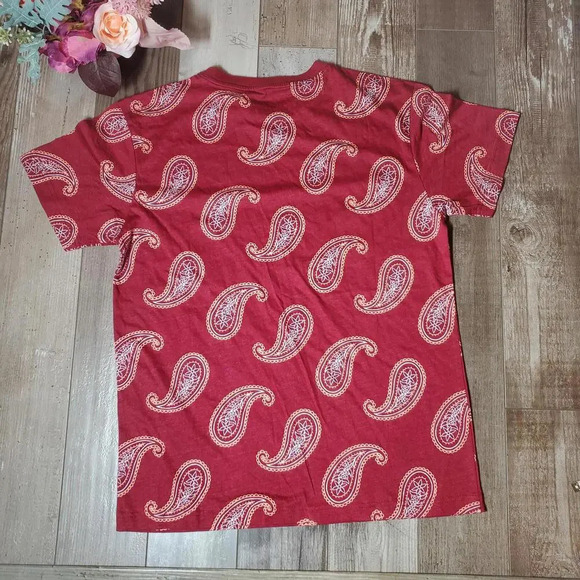 NWT Original Use Men's Cotton Paisley Pattern T-Shirt Size Small - Picture 11 of 13